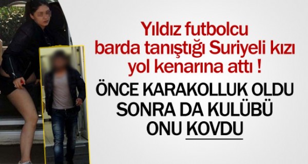 Yldz futbolcu karakolluk oldu